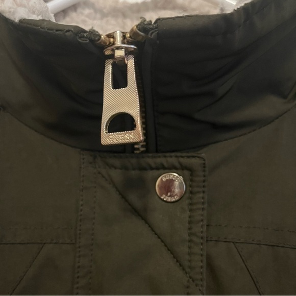Guess: Faux Fur Lined Hooded  Jacket - Picture 5 of 13